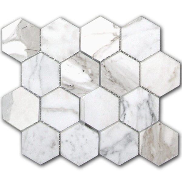 3" Hexagon