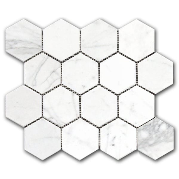 3" Hexagon Polished